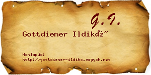 Gottdiener Ildikó névjegykártya